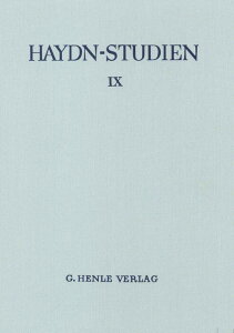 [�y��] �n�C�h���^�n�C�h������ ��9�� �����J�o�[�i�w�����Ёj�y10,000�~�ȏ㑗�������z(HAYDN STUDIES Einbanddecke Band IX)�s�A���y���t