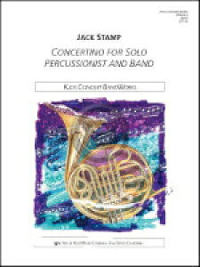 [�y��] ���t�y�ƓƑt�Ŋy��t�҂̂��߂̏����t��(�X�^���v)(Perc) ���t�y���y���������z(CONCERTINO FOR SOLO PERCUSSIONIST AND BAND)�s�A���y���t