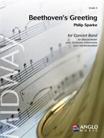 [楽譜] 《吹奏楽譜》ベートーヴェンの表敬 ～カノン“人生を楽しめ”による幻想曲 (Beethoven's G...【送料無料】(Beethoven's Greeting - Fantasy on the canon Freu' dich des Lebens)《輸入楽譜》