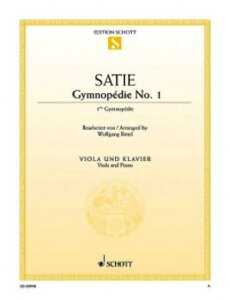 [�y��] �T�e�B�^�W���m�y�f�B ��1�ԁiViola/Piano�j�s�A�����B�I���y���t�y10,000�~�ȏ㑗�������z(Gymnopedie 1)�s�A���y���t