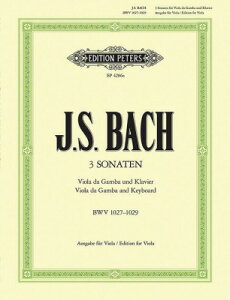 [y] obn^BIE_EKoƃ`Fô߂̃\i^W BWV 1027-1029(BIƃsA...y10,000~ȏ㑗z(Sonatas for Viola da gamba & Harpsichord BWV 1027-1