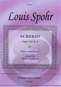 [y] V|[A^XPcH op.135 No.2(6̃Ti)sA@CIyty10,000~ȏ㑗z(Spohr - Scherzo Opus 135 No.2 (from Six Salon Pieces)sA