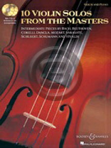 [�y��] �L����ȉƂɂ�郔�@�C�I�����E�\��10�ȑI(Bach, Mozart,���S10��)�s�A�����@�C�I����...�y10,000�~�ȏ㑗�������z(10 Violin Solos from the Masters)�s�A���y���t