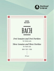 [y] J.S.obn^3̖t\i^&peB[^W BWV 1001-1006sA@CIy...y10,000~ȏ㑗z(3 Sonatas & 3 Partitas)sAyt