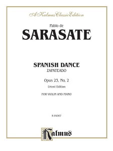 [�y��] �T���T�[�e�^�X�y�C�����ȏW op.23 ��2�ԁu�T�p�e�A�[�h�v�s�A�����@�C�I�����y���t�y10,000�~�ȏ㑗�������z(Spanish Dance, Opus 23, No. 2 (Zapateado): Violin Book)�s�A���y���t