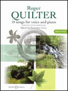 [�y��] ���W���[�E�N�B���^�[-18�\���O�X�E�t�H�A�E���H�C�X�E�A���h�E�s�A�m�s�A�����y,�������t�y10,000�~�ȏ㑗�������z(Roger Quilter - 18 Songs for Voice and Piano)�s�A���y���t