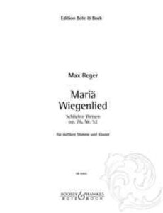 [y] M.[K[^fpȉ̂u}A̎q́v op.76 No.52ihCcAp^sAmjs...y10,000~ȏ㑗z(Maria Wiegenlied op. 76 Nr. 52)sAyt