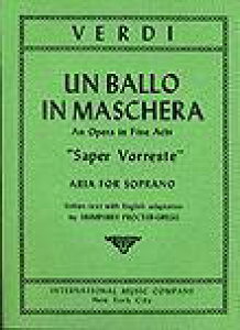 [y] FfB^ǂȈߑm肽낤(ʕ)(\vm)sAy,ty10,000~ȏ㑗z(Saper vorreste, from "Un Ballo in Maschera" (I. & E.) (S.) )