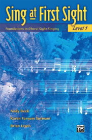 [楽譜] シング・アット・ファースト・サイト,Level 1（合唱用テキスト本）《輸入声楽,合唱譜》【10,000円以上送料無料】(Sing at First Sight, Level 1)《輸入楽譜》