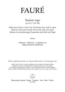 [�y��] �t�H�[���^�^���g�D���E�G���S�@��i65/2 N124 ����3������(�Ə��t��)�A�I���K���̂��߂̃��e...�y10,000�~�ȏ㑗�������z(Tantum ergo op. 65/2 N 124 Motet for three-part Fem