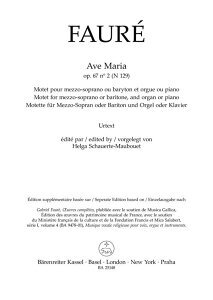 [�y��] �t�H�[���^�A���F�E�}���A�@��i67/2 N129 ���]�\�v���m(�o���g��)�ƃI���K��(�s�A�m)�̂���...�y10,000�~�ȏ㑗�������z(Ave Maria op. 67/2 N 129 Motet for Mezzo-soprano or