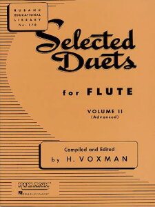 [y] HNX}^t[gdtKȏW 2( ㋉)sAt[gdtyty10,000~ȏ㑗z(Selected Duets for Flute Volume 2 - Advanced (2Flu)sAyt