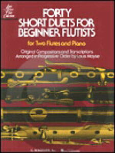 [y] t[gS҂̂߂40̃fGbgȏWsAt[gdtyty10,000~ȏ㑗z(Forty Short Duets for Beginner Flutists)sAyt