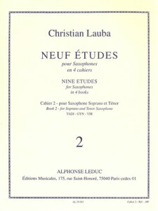 [y] [o^9̗K 2sATbNXyty10,000~ȏ㑗z(Nine Etudes (9) for Saxophones, Book 2)sAyt