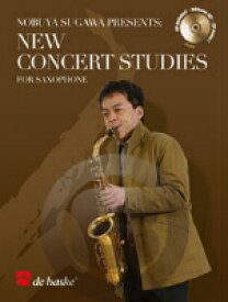 [楽譜] 須川展也／コンサート用練習曲集 上級編(日本語版)(CD付)【10,000円以上送料無料】(Sugawa, Nobuya: New Concert Studies for Saxophone (Japanese edition)《輸入楽譜》