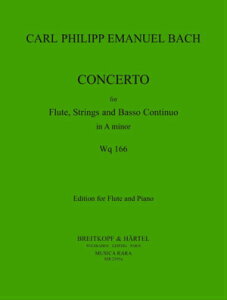[y] C.P.E.obn^t[gtȁECZEWq.166sAt[gyty10,000~ȏ㑗z(Flotenkonzert a-moll Wq 166 (H 421)sAyt