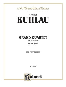 [�y��] �N�[���E�^�t���[�g�l�d�t�� �z�Z�� Op.103�s�A���t���[�g�y���t�y10,000�~�ȏ㑗�������z(Grand Quartet in E Minor, Opus 103: Flute Book)�s�A���y���t