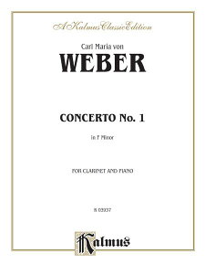 [�y��] �E�F�[�o�[�^�N�����l�b�g���t�� ��1�� �w�Z�� op.73�s�A���N�����l�b�g�y���t�y10,000�~�ȏ㑗�������z(Clarinet Concerto No. 1 in F Minor, Opus 73: Clarinet Part(s)�s�A