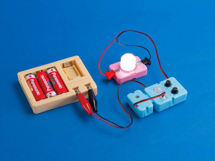 電気の利用 プログラミング実験セット A型（人感センサー）※単三形乾電池3本は別売 小学校 理科教材 教材出版学林舎