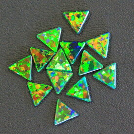 オパール 三角 RGB 3mm 1個 トライアングル レッド グリーン ブルー 耐熱ガラス用 ガラスオパール 人口オパール opal アメリカ製