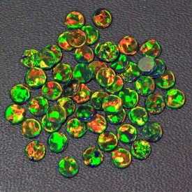 オパール コイン RGB 6mm 1個 Coin レッド グリーン ブルー 耐熱ガラス用 ガラスオパール 人口オパール opal アメリカ製 コイン型