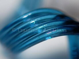 TAG-031 35g〜39.9g(Y) ブルー スターダスト ロッド ガラス棒 1本 ファーストクオリティー ガラス作家向け ガラス材料 Trautman Art Glass Blue Stardust fast 1本