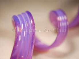 TAG-054 45g〜 (B) ピンク スライム ガラス棒 1本 ファーストクオリティー ガラス作家向け ガラス材料 Trautman Art Glass Pink Slyme fast 1本