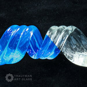 TAG-064 40g`44.9g (G) u[V KX_ 1{ t@[XgNIeB[ KXƌ KXޗ Trautman Art Glass _Blu-V fast 1{