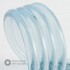 TAG-074 40g〜44g (G) ライトブルー スターダスト ロッド ガラス棒 1本 オッド クオリティー ガラス作家向け ガラス材料 Trautman Art Glass Light Blue Stardust odds 1本