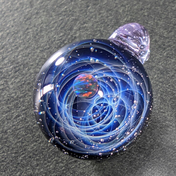 楽天市場】【新作入荷】宇宙ガラス ペンダント レディース メンズ  