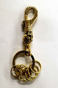 galcia / �K���V�A  SKULL KEYHOLDER  BRASS MARIA MEXICAN �L�[�z���_�[�@MEXICANSKULL ���L�V�J���X�J���u���X�@�^�J�@�}���A�@�X�J�� (KBS-008P) (KBS-008BK)