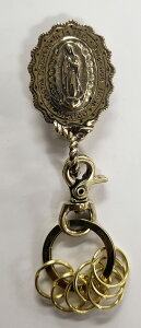 galcia / �K���V�A  MARIA CONCHO KEYHOLDER  MEXICO GUADALUPE �L�[�z���_�[ BRASS �^�J�@�}���A�@�R���`���@�O�A�_���[�y�@���L�V�R�i22KBLC-MC001B�j