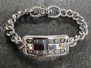 galcia BRACELET FILTERTORONE pickup TYPE SILVER925 LARGE GRETSCH �K���V�A�@�u���X���b�g�@���B���e�[�W�@�t�B���^�[�g�����^�C�v�@���[�W �O���b�`�@�V���o�[925 (24C-BR-VFT003LS)