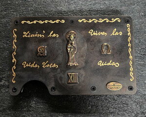 galcia MONEYCLIP CARDCASE "SANTA MUERTE & XIII" A  BRASS KVA@}l[Nbv@J[hP[X@^J@T^Ge@At@@IK@13 (24MC002BB)