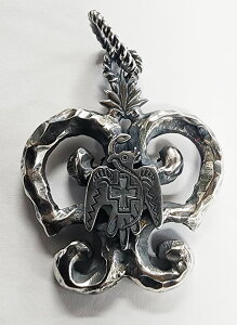 galcia PENDANT NECKLACE AGAVE & MEXICAN EAGLE SILVER925 MEXICAN STYLE ACCESSORY �K���V�A �y���_���g�@�l�b�N���X�@���L�V�J���C�[�O���@�X�p�C�����@�A�K�x�@�����E�[�c�����@(25NT-SAE001SS)