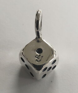 galcia / �K���V�A PENDANT DICE SILVER925 �V���o�[925 BRASS �^�J �_�C�X�@�T�C�R���@�y���_���g (20NT-OSDC101)