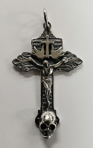 galcia / KVA PENDANT HEAD " PENDANT / CROSS / JHS & SWALLOW, SKULL " SILVER 925 NX X[@XJ Vo[ y_g (22NT-KC007SS)