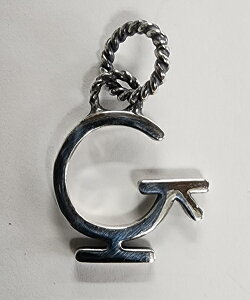 galcia NECKLACE PENDANT VINTAGE GRETSCH G MARK SILVER925 �K���V�A�@�l�b�N���X�@�y���_���g�@�r���e�[�W�@�O���b�`�@G�}�[�N�@�V���o�[925�@�i26NT-G001SS)