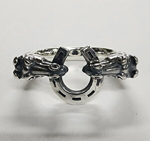 SMALL TYPE galcia SILVER925 RING "HORSE & HORSESHOE" X[^Cv@KVA@z[Xz[XV[@O@n@n@(17R-HHS001SS) ̏íA󒍐ïׁA3`4TԑOŔɂȂ܂