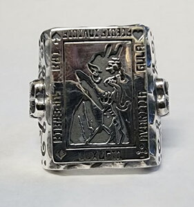 galcia / �K���V�A RING DEARDEVIL SILVER925 M The Seven Deadly Sins �V���o�[�@�����O�@�f�r�� 7�̑�߁@(20R-DL001SS)