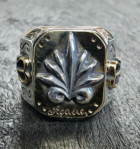 galcia / KVA " RECTANGLE RING " AGAVE & M SILVER 925 BRASS Vo[ AKx@AKF eL[ LVJ O (18R-RE101R4-SB)