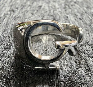 galcia RING "G MARK" SILVER925 VINTAGE GRETSCH GUITAR SMALL TYPE FREE SIZE KVA@G}[N@Vo[925@O@wց@t[TCY@Be[W@Ob`M^[@X[^Cv@(25R-VGG101S)
