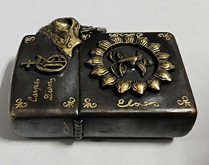 楽天市場】galcia / ガルシア ZIPPO ARMOR TYPE BRASS ANTIQUE BLACK 