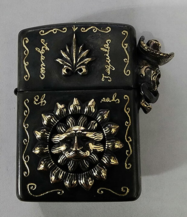 楽天市場】galcia / ガルシア ZIPPO ARMOR TYPE BRASS ANTIQUE BLACK 