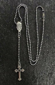 galcia ROSARY NECKLACE PENDANT "GUITAR HEAD MARIA" SILVER925 KVA@lbNXy_g@Vo|925@M^[wbh}A@UI@Vo[ANZT[@LVJX^C@(25ROS101SS)