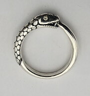 HΦS SILVER925 " OUROBOROS RING " C.Z SNAKE エイチファイエス　ウロボロスリング スネークリング　シ…