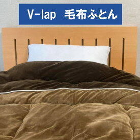 テイジン V-Lap綿入り掛け毛布マイクロ（わた入り） シングル 150×210cm TEIJIN 蓄熱　綿入り布団