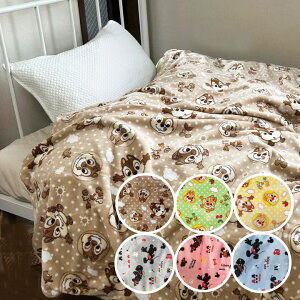 ディズニー マイクロファイバーあたたか布団カバー シングル 150×210cm ブランケット毛布兼用布団カバー ミッキーマウス チップとデール