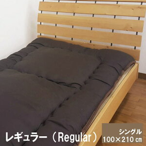 敷き布団 テイジンの抗菌防臭わたを使った 軽量敷き布団(レギュラー) シングル(100×210cm)寝心地改善かるがる敷き布団 軽量 帝人 薄いのに驚きの寝心地
