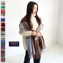 【70%OFF】TWEEDMILL ツイードミル ウールタータンチェック大判ストール 70-190 レディース マフラー ショール ひざ掛け